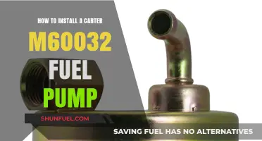 Step-by-Step Guide to Installing the Carter M60032 Fuel Pump