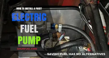 Step-by-Step Guide to Installing a Facet Electric Fuel Pump