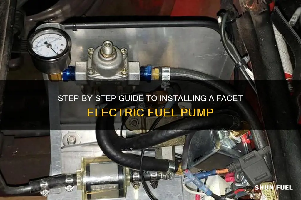 how to install a facet electric fuel pump