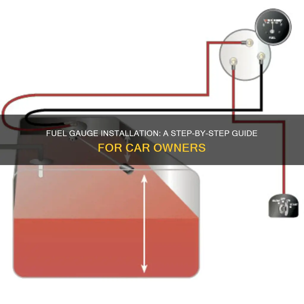 how to install a fuel gauge on a car