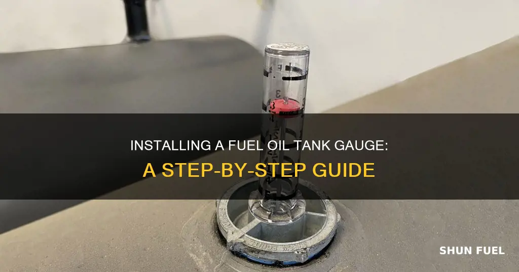 how to install a fuel oil tank gauge