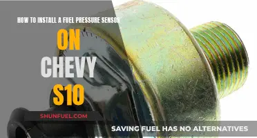 Installing a Fuel Pressure Sensor: Chevy S10 Guide