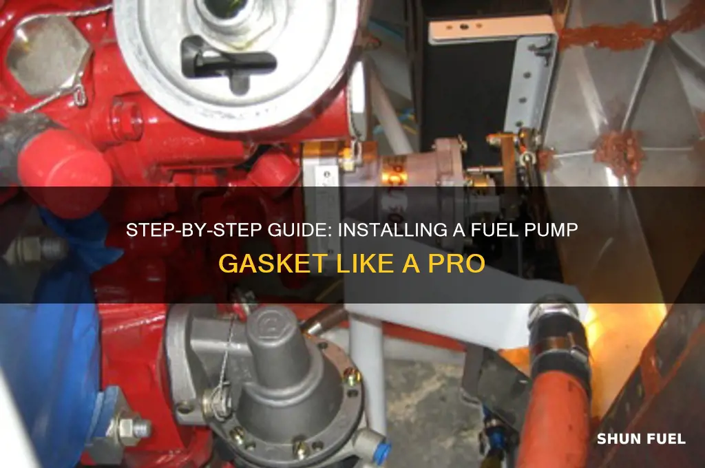 how to install a fuel pump gasket