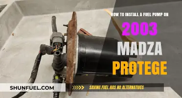 Installing a Fuel Pump on Your 2003 Mazda Protege: Step-by-Step Guide