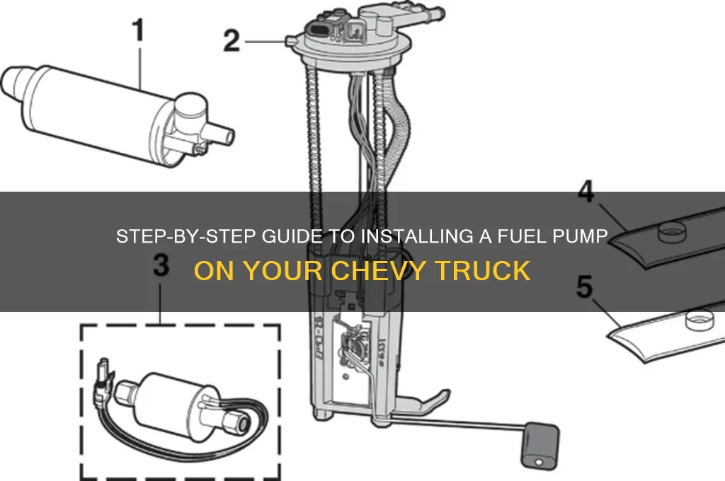 how to install a fuel pump on a chevy truck
