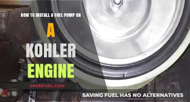 Step-by-Step Guide to Installing a Fuel Pump on Kohler Engines