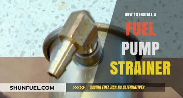 Step-by-Step Guide to Installing a Fuel Pump Strainer Correctly