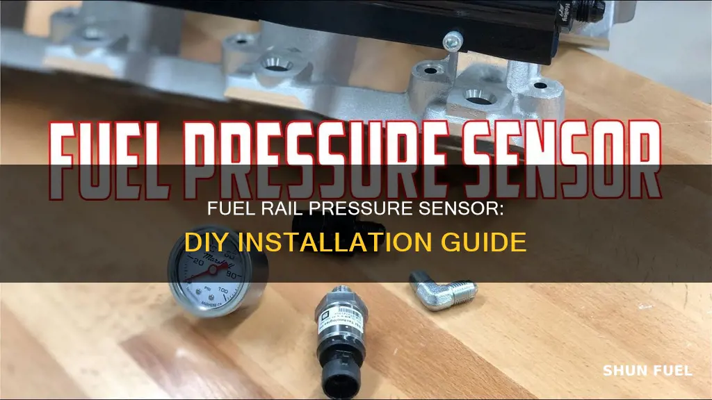 how to install a fuel rail pressure sensor