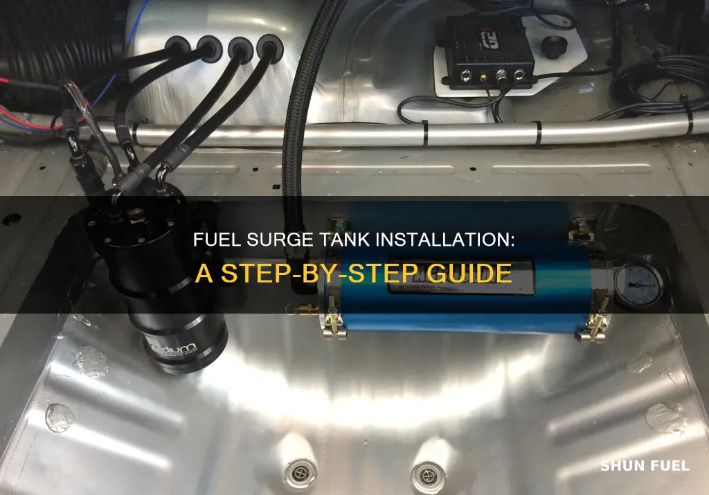 how to install a fuel surge tank