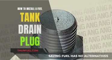 Fuel Tank Drain Plug Installation Guide