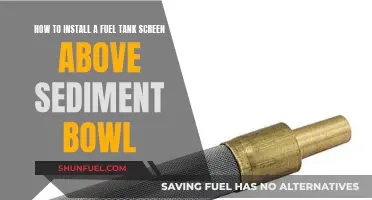 Fuel Tank Screen Installation: A Step-by-Step Guide