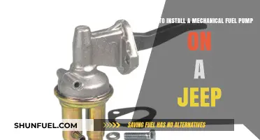 Step-by-Step Guide: Installing a Mechanical Fuel Pump on Your Jeep