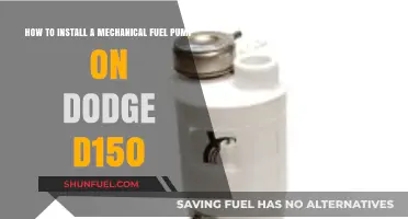 Step-by-Step Guide: Installing a Mechanical Fuel Pump on Dodge D150