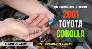 Fuel Injector Installation Guide for 2001 Toyota Corolla