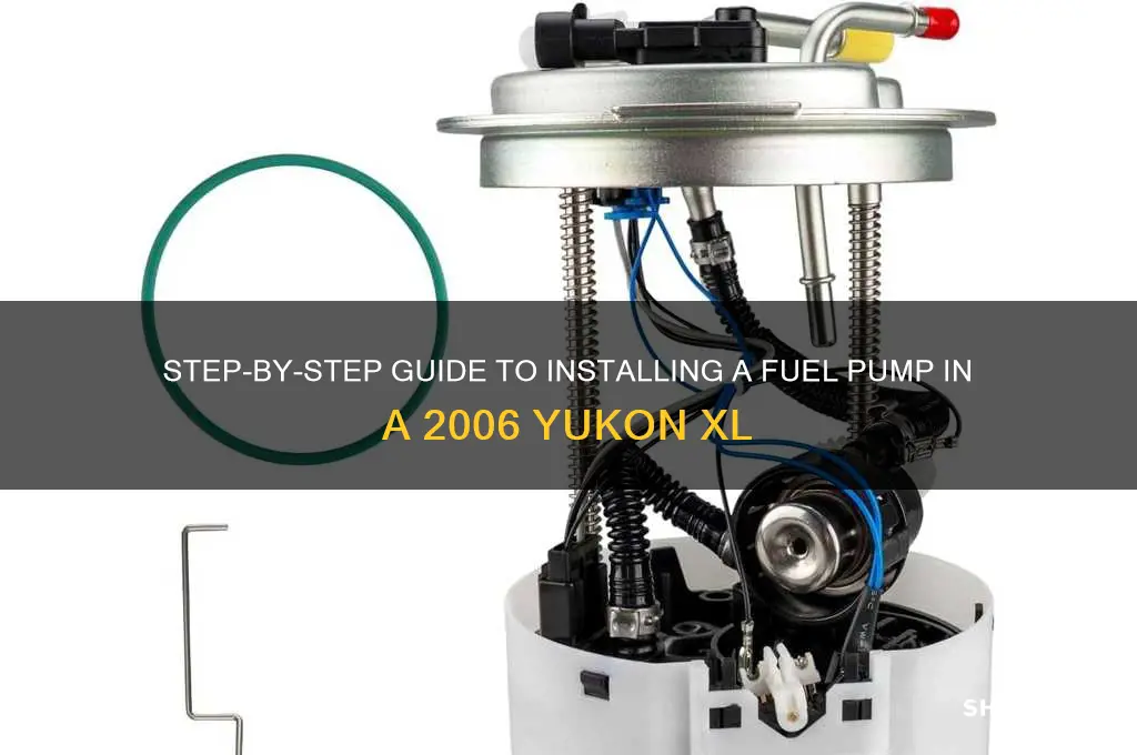 how to install a new fuel pump 2006 yukon xl