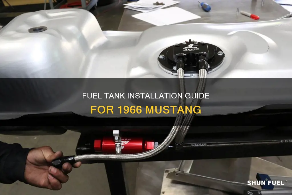 how to install a new fuel tank 1966 mustang