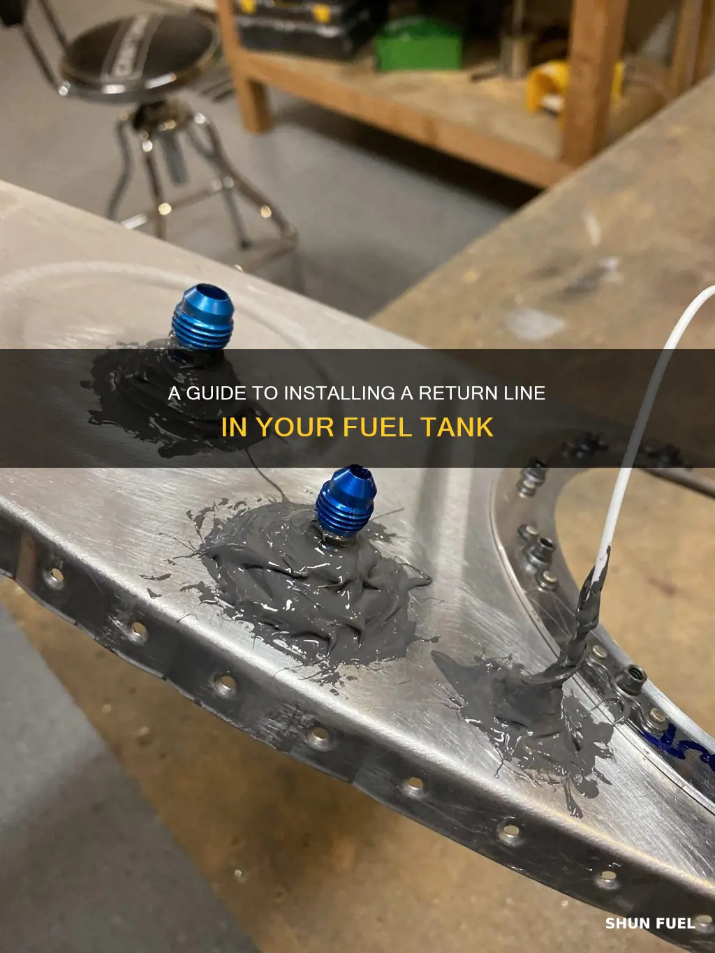 how to install a return line in a fuel tank