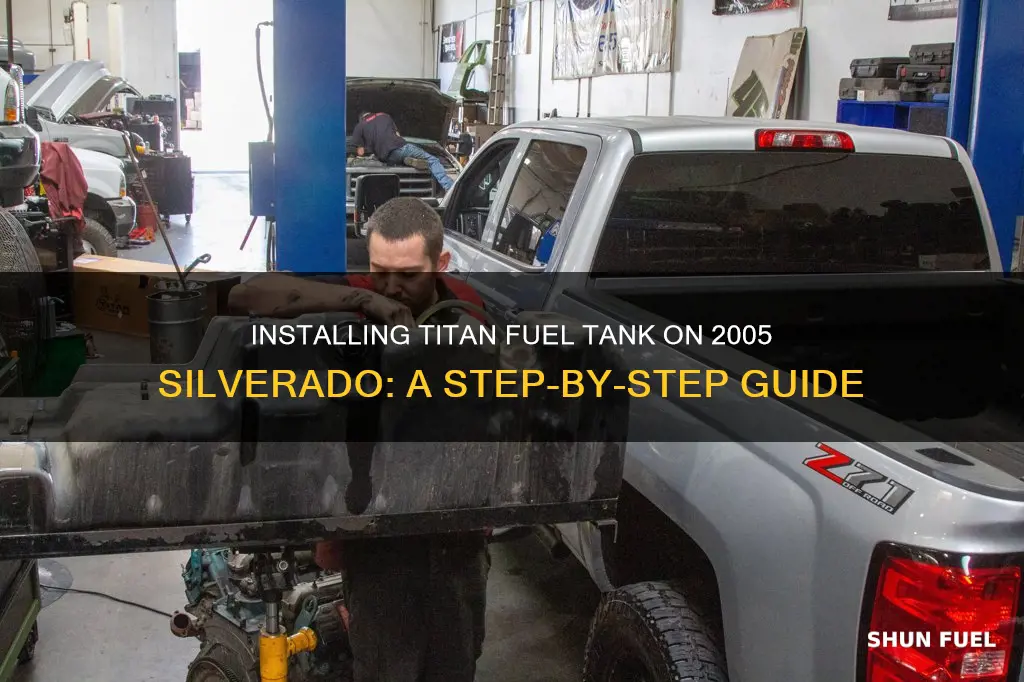 how to install a titan fuel tank on 2005 silverado