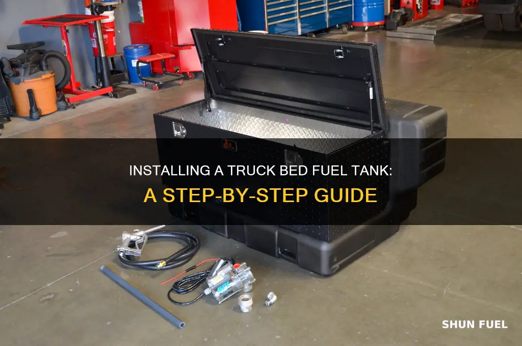 how to install a truck bed fuel tank