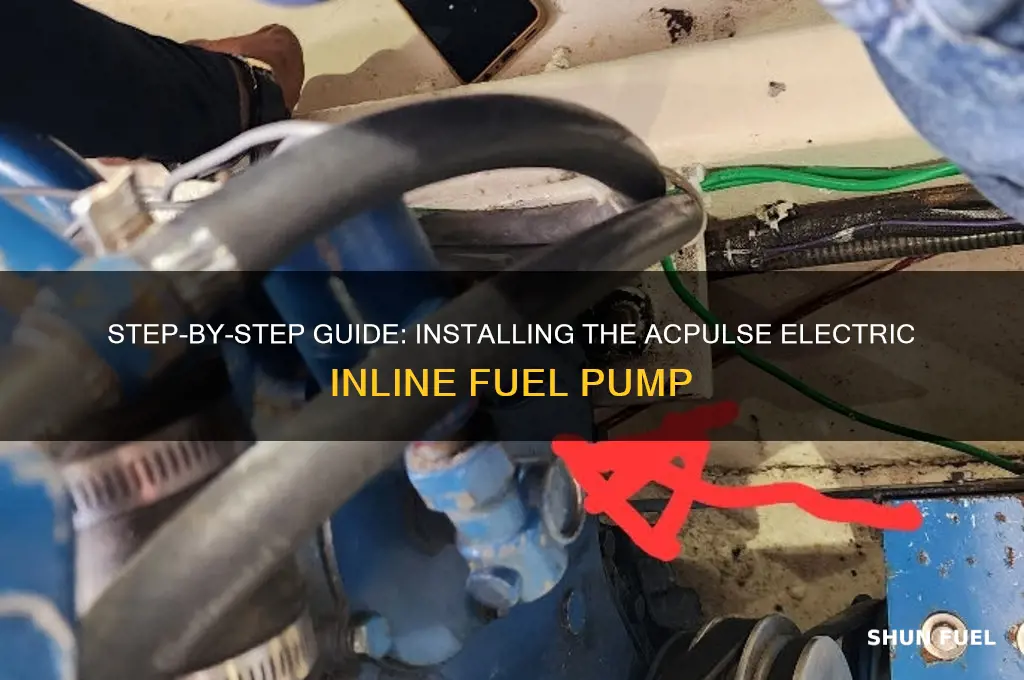 how to install acpulse electric inline fuel pump