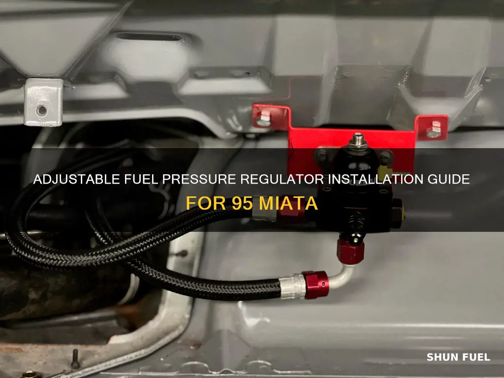 how to install adjustable fuel pressure regulator 95 miata