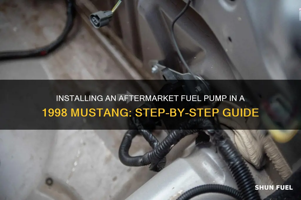 how to install aftermarket fuel pump 98 kustang