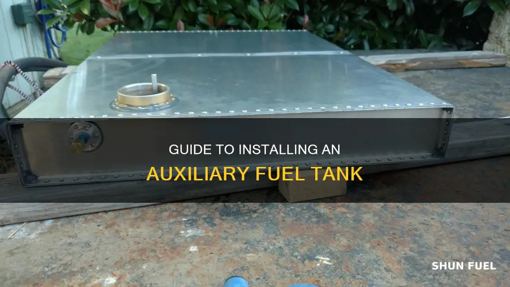 how to install auxilliary fuel tank