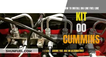 Installing a Big Line Fuel Kit on a 00 Cummins