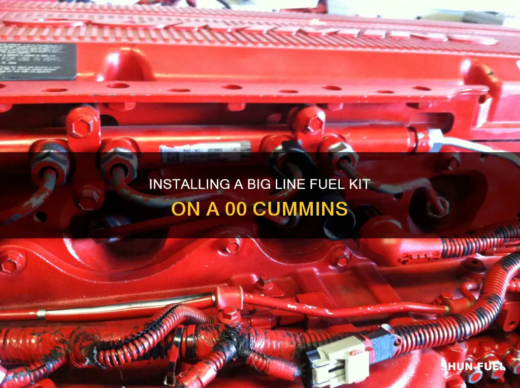 how to install big line fuel line kit 00 cummins