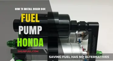 Step-by-Step Guide: Installing Bosch 044 Fuel Pump on Honda Vehicles