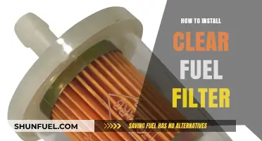 Clear Fuel Filter Installation Guide