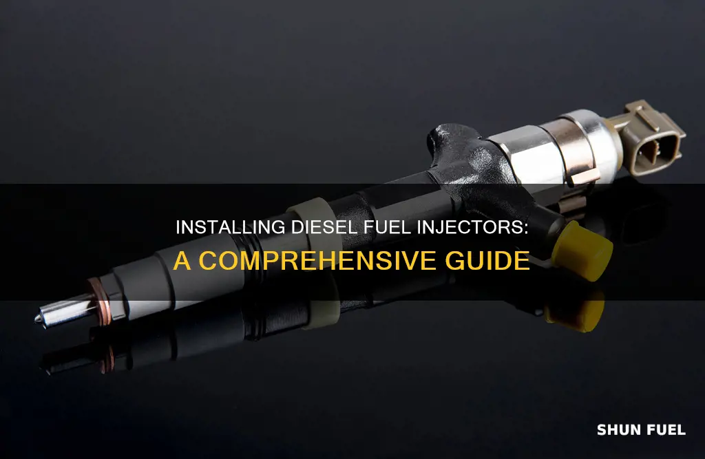 how to install diesel fuel injectors
