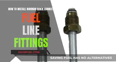 Quick Guide to Installing Dorman Fuel Line Fittings