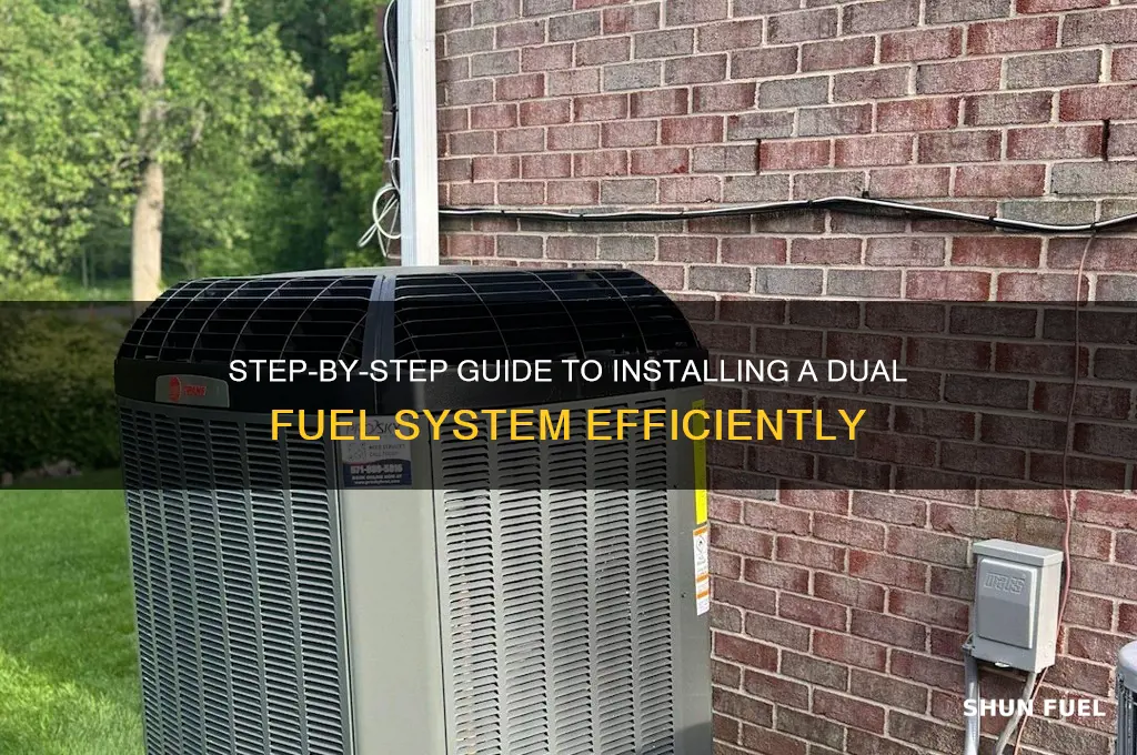 how to install dual fuel