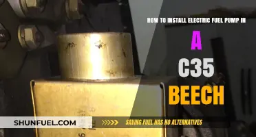 Installing an Electric Fuel Pump in Your C35 Beech: A Step-by-Step Guide