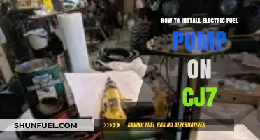 Step-by-Step Guide to Installing an Electric Fuel Pump on Your CJ7
