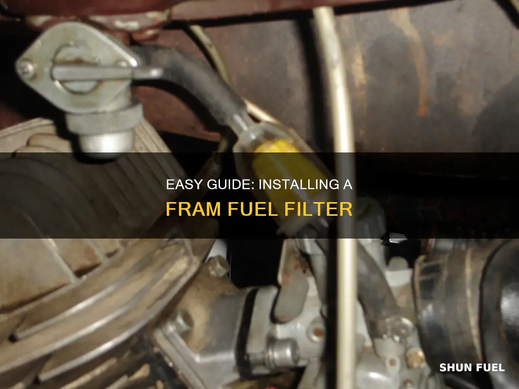 how to install fram fuel filter