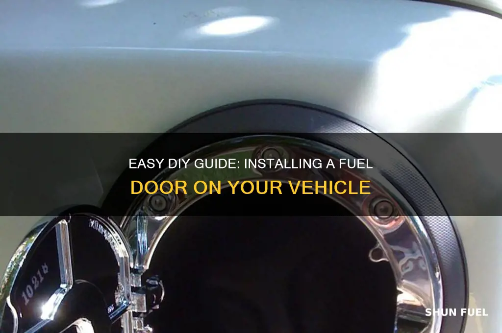 how to install fuel door