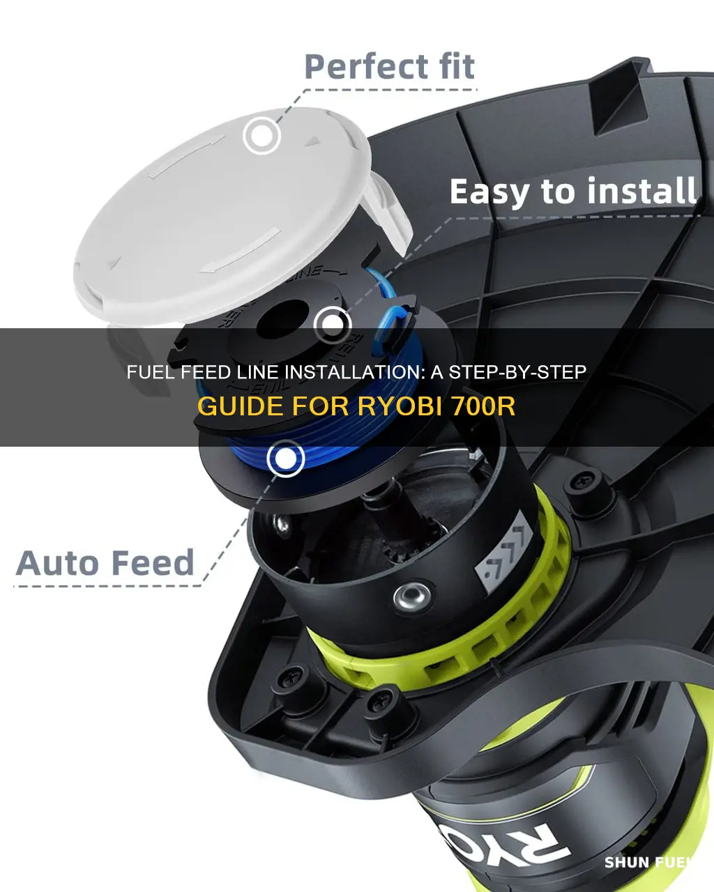 how to install fuel feed line ryobi 700r