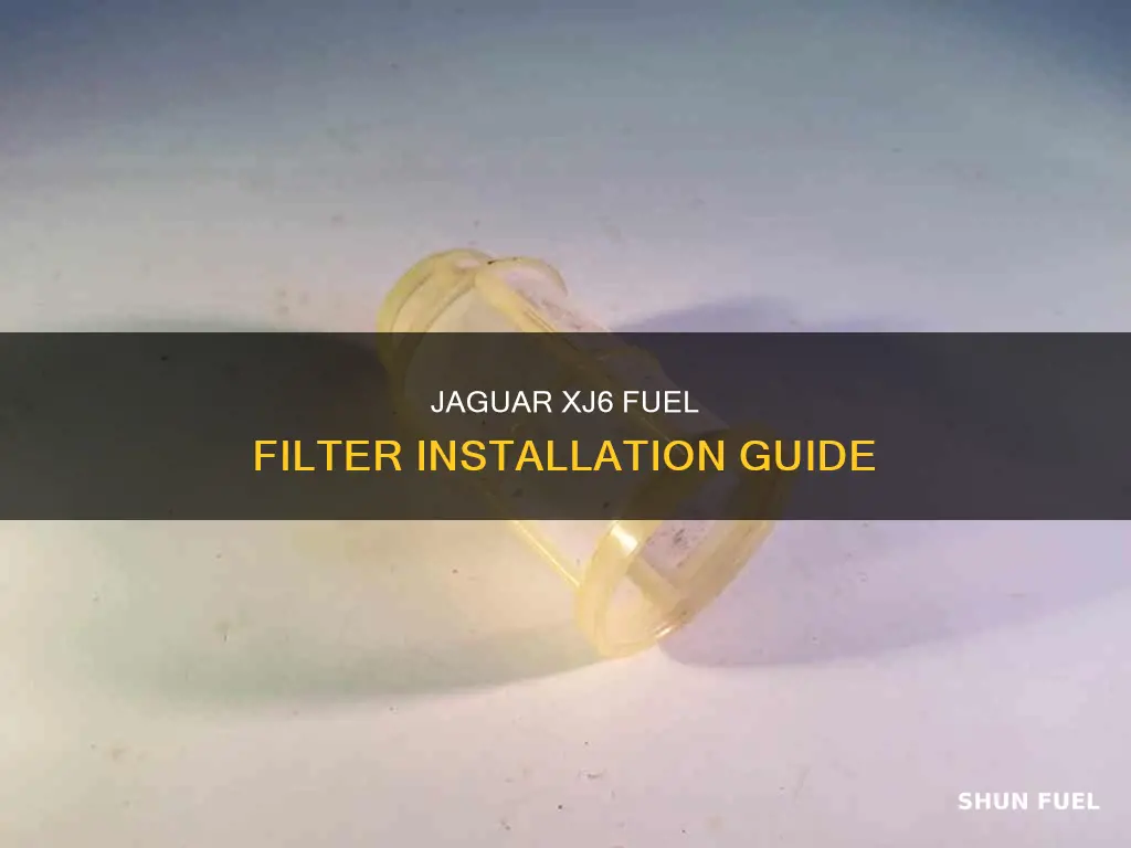 how to install fuel filter 1996 jaguar xj6