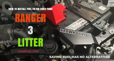Ford Ranger Fuel Filter Installation Guide