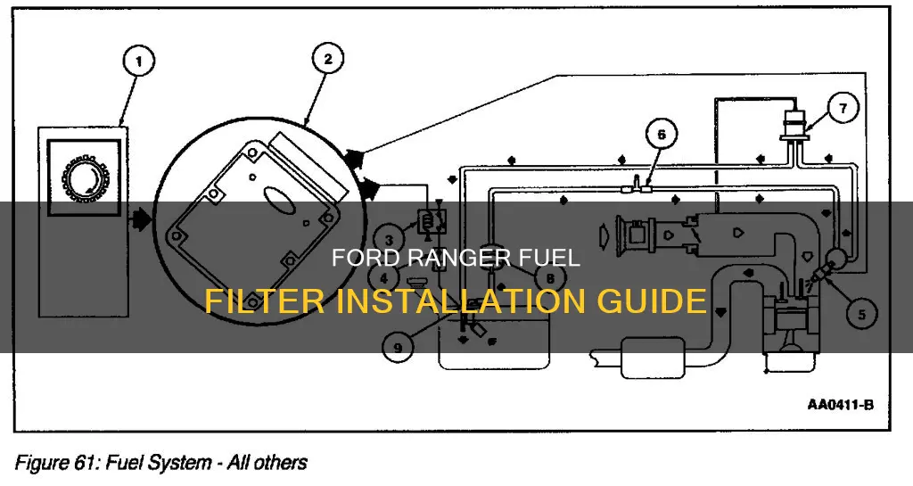 how to install fuel filter 2002 ford ranger 3 litter