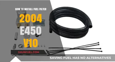 Fuel Filter Installation Guide for 2004 E450 V10