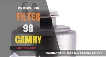 Camry Fuel Filter Installation Guide