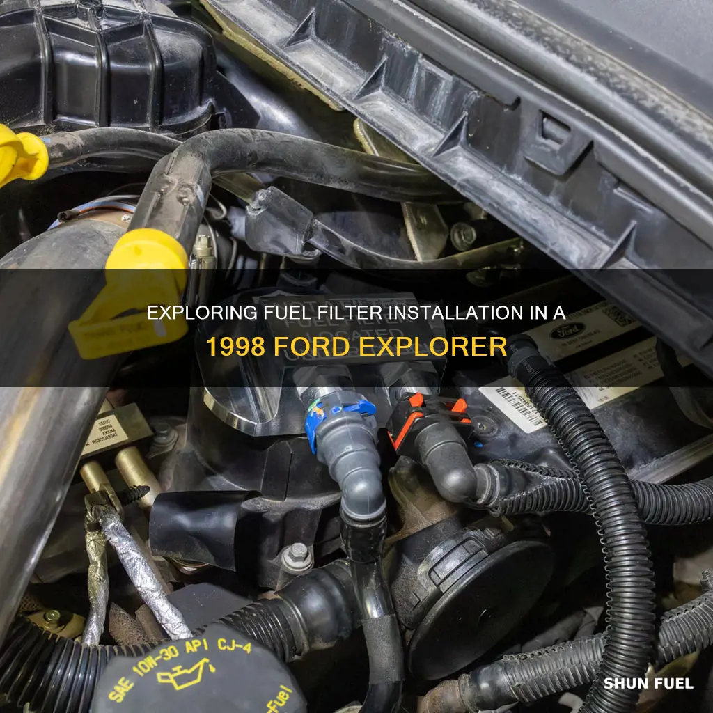how to install fuel filter on 1998 ford explorer