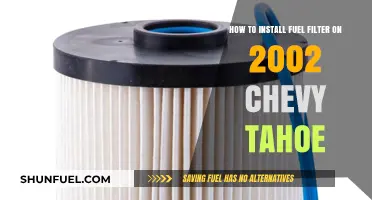 Guide to Installing Fuel Filter in '02 Chevy Tahoe