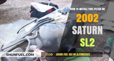 Fuel Filter Installation Guide for 2002 Saturn SL2