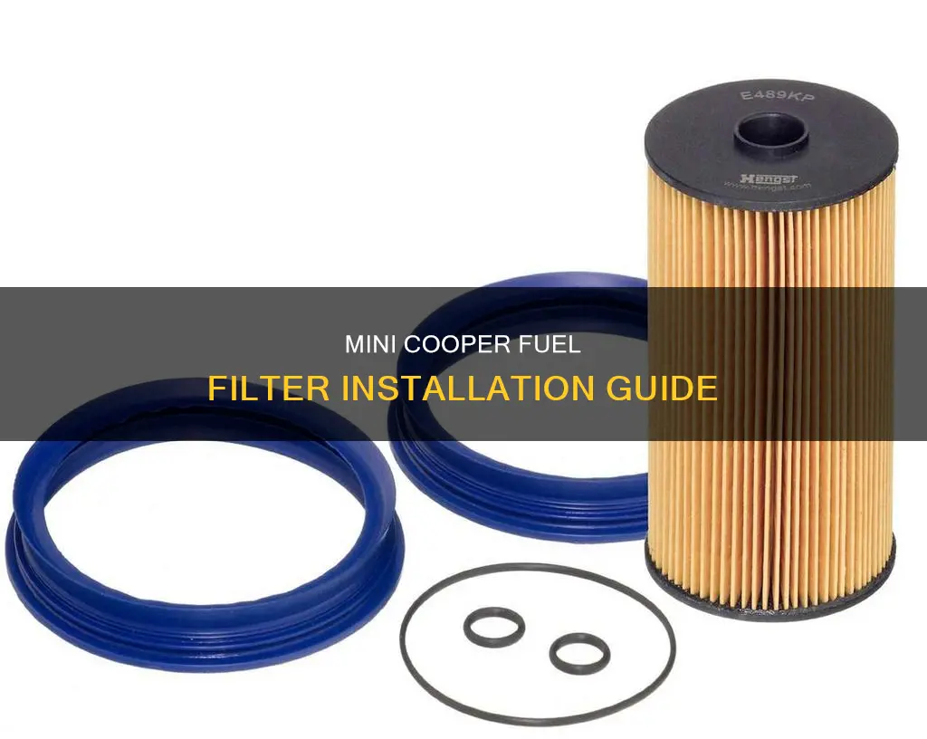 how to install fuel filter on 2009 mini cooper s