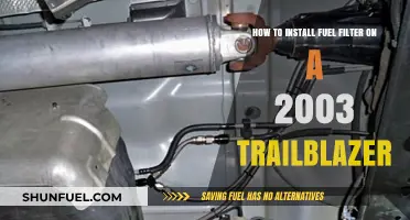 Trailblazer Maintenance: Installing Fuel Filter, Step-by-Step