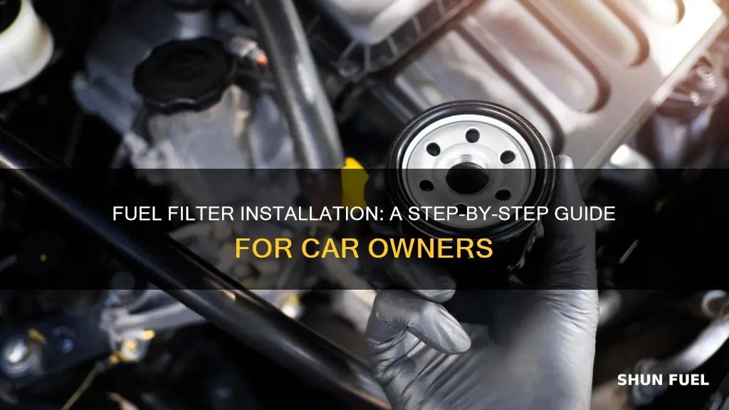 how to install fuel filter on a car